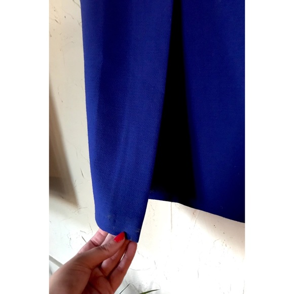 Cobalt Blue Scuba Pencil Skirt Size Medium - Picture 10 of 16